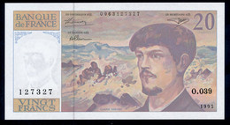 20 Francs Debussy 1993 NEUF  O.039 - 20 F 1980-1997 ''Debussy''