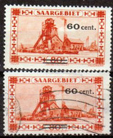 Sarre-123- Original Values Issued In 1930.(+/o) Hinged/Used - Quality In Your Opinion. - Other & Unclassified