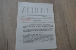 Action K Bulletin De Liaison Et D'information Des Stagiaires De Koléa Algérie 29/06/1959 N°4 Anti Communiste - 1950 à Nos Jours
