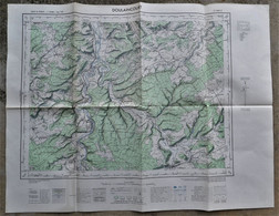 -52 DOULAINCOURT Carte Geographique   Leves 1912 Type 1922 Revises 1955 - Cartes Topographiques