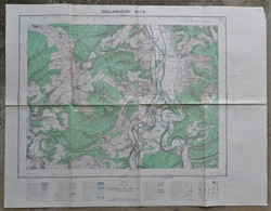 -52 DOULAINCOURT Carte Topographique N° 1 - 2  Leves 1912  Revises 1955 - Cartes Topographiques