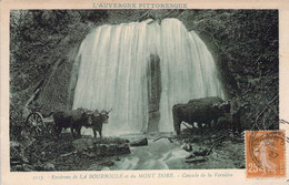 CPA - 63 - LA BOURBOULE - Environs De La BOURBOULE Et Du MONT DORE - Cascade De La Vernière - Boeuf - Beguin Edt - La Bourboule