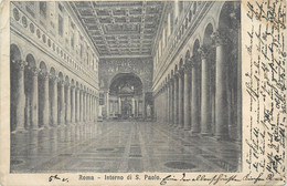 Roma Interno Di S. Paolo 1902 - Altare Della Patria