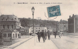 CPA - 55 - SAINT MIHIEL - Entrée De La Ville - à Gauche, Le Cercle Militaire - Rameau Edit - Animée - Saint Mihiel