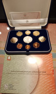 2006 Italia Divisionale Proof Con 5 Euro Argento 60° Anniversario Repubblica Italiana, Ottime Condizioni - Mint Sets & Proof Sets