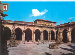 Postcard Spain Leon Cathedral Inner Courtyard And Hot Baths - León