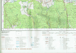 Institut Géographique Militaire Be - "ODEIGNE-BIHAIN" - N° 55/7-8 - Edition: 1977 - Echelle 1/25.000 - Cartes Topographiques