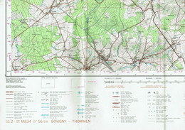 Institut Géographique Militaire Be - "BOVIGNY-THOMMEN" - N° 56/5-6 - Edition: 1976 - Echelle 1/25.000 - Cartes Topographiques