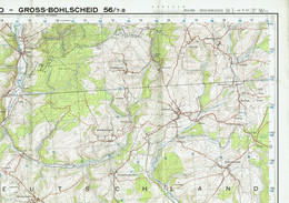 Institut Géographique Militaire Be - "REULAND-GROSS-BOHLSCHEID" - N° 56/7-8 - Edition: 1962 - Echelle 1/25.000 - Cartes Topographiques