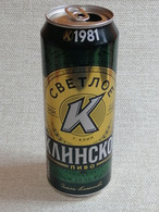 RUSSIA.. BEER CAN..KLINSKOE..LIGHT..450ml. - Blikken