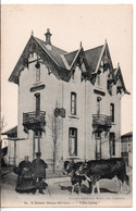 Carte Postale Ancienne L'Absie - Villa Léon - L'Absie