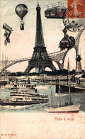 N°97817 -cpa Paris -tour Eiffel- Paris à Venir- - Tour Eiffel