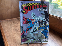 Superman Poche N°33  " Le Midas De Metropolis ! "  1980  Sagedition.(R11) - Superman