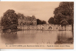 Carte Postale Ancienne Mazières En Gâtine - Façade Du Levant, Vue De L'Etang - Mazieres En Gatine