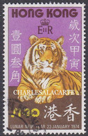 HONG KONG 1974  CHINESE NEW YEAR OF THE TIGER  $1.30   S.G. 303  VERY FINE USED - Oblitérés