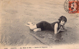 CPA - 76 - DIEPPE - Aux Bains De Mer - Sourire De Baigneuse - LL - Dieppe