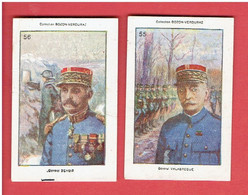 GENERAL BENOIT GENERAL VALABREGUE GUERRE 1914 1918 CHARLEROI BATAILLE DE LA SOMME ET DE PICARDIE  PATES BOZON VERDURAZ - 1914-18