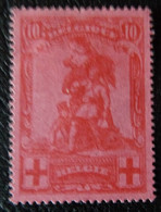 Belgium  1914 - VARIANTES    :  LOT : N° 127      - Cat.: +/-  ?? € REPRO  PAPIER TEINTé - 1914-1915 Croix-Rouge