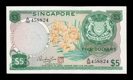 Singapur Singapore 5 Dollars ND (1972) Pick 2d EBC/+ XF/+ - Singapour