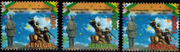 Senegal 2021 60 Years Diplomatic Relations India 100f 200f 1000f Mahatma Gandhi Unreported Michel Mint Set - Mahatma Gandhi