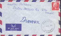 Denmark Ref. Petersen C-Kmp. DANCON / UNFICYP 1975 Cover Brief VANLØSE Denmark (Cz. Slania) Stamp (2 Scans) - Storia Postale