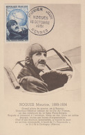 Carte  Maximum  1er  Jour    FRANCE     Maurice   NOGUES    RENNES   1951 - 1950-1959