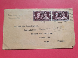 Grande Bretagne - Enveloppe De York Pour La France En 1937  - N 61 - Poststempel