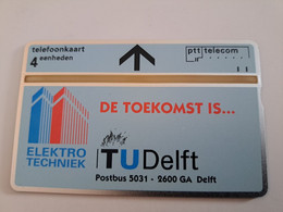 NETHERLANDS  ADVERTISING  4 UNITS/ TU DELFT ELEKTRO    / NO; R047 LANDYS & GYR   Mint  ** 11778** - Privat