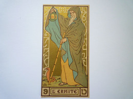 2022 - 3841  Jolie Image Représentant Une Carte De TAROT  :  L'ERMITE  (format 12,5 X 6,5 Cm)   XXX - Non Classés