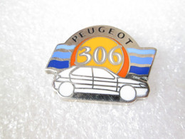 PIN'S   PEUGEOT  306  Zamak  METARGENT - Peugeot