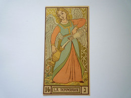 2022 - 3861  Jolie Image Représentant Une Carte De TAROT  :  LA TEMPERANCE  (format 12,5 X 6,5 Cm)   XXX - Non Classés