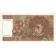 France, 10 Francs, Berlioz, 1975, 82272 Q.163, SPL, Fayette:63.9, KM:150b - 10 F 1972-1978 ''Berlioz''