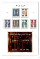 RC 24030 MONACO TIMBRES ÉMIS EN 2000 A LA VALEUR FACIALE SUR FEUILLES LEUCHTTURM NEUF ** MNH TB - Ongebruikt