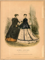 PLANCHE 1866 De Journal  Presentation LaModeIllustree - Boeken