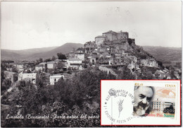 Limatola (Benevento) - Centro Storico E Castello Anni '60 - Con Annullo Filatelico 1^ Festa Del Grano 2004 - Benevento