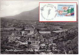 Limatola (Benevento) - Castello E Fiume Volturno Anni '60 - Con Annullo Filatelico 1^ Festa Del Grano 2004 - Benevento