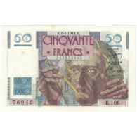 France, 50 Francs, Le Verrier, 1948, 76942 E.106, SUP, Fayette:20.10, KM:127b - 50 F 1946-1951 ''Le Verrier''