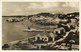 Bermuda, St. GEORGES, Partial View (1930s) RPPC Postcard - Bermuda