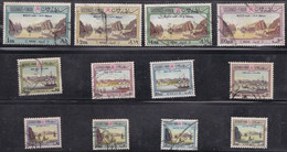 Oman 1972 Definitive 12v Transport, Ships And Boats Painting USED SG £41. SG146-157. - Oman