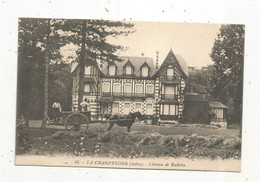 Cp, 36 , LA CHAMPENOISE , Château De RICHETIN , Attelage, écrite 1915 - Autres & Non Classés