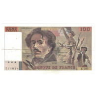 France, 100 Francs, Delacroix, 1993, E.207, TTB, Fayette:69bis.5, KM:154e - 100 F 1978-1995 ''Delacroix''