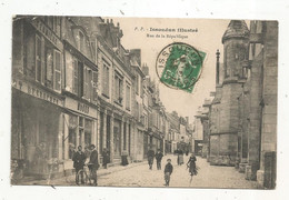 Cp, 36 , ISSOUDUN Illustré ,  Rue De La République ,  Voyagée 1913 - Issoudun