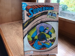 Superman Poche  (avec Batman) N°92   "  L'homme Qui Vit Périr Superman  "  1985  Sagedition.(R11) - Superman