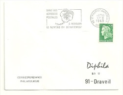 VOSGES - Dépt N° 88 = St MAURICE Sur MOSELLE 1969 = FLAMME Codée =  SECAP Multiple ' PENSEZ à INDIQUER ' = Pensée N° 2 - Postcode