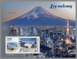 CHAD 2022 MNH Volcanoes Vulkane Volcans S/S 2 - OFFICIAL ISSUE - DHQ2242 - Volcans