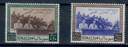 SOMALIA AFIS 1951 - PRIMO CONSIGLIO TERRITORIALE - SERIE COMPLETA  CON POSTA  AEREA - MNH/** - Somalia (AFIS)