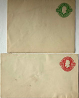 Brésil - Brazil - LOT 2 Entiers Postaux Vierges - Postal Stationery