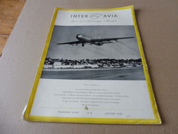 1948 INTER AVIA  (Interavia) - Revue D'Aéronautique Mondiale : Northrop YB-49, Les Stewardesses, Manana Por Manana ;Etc - Aerei