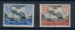 SOMALIA AFIS 1954 - LEBBROSARI DEI CAVALIERI DI MALTA - SERIE COMPLETA CON POSTA  AEREA - MNH/** - Somalia (AFIS)