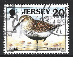 JERSEY. N°762 Oblitéré De 1997. Bécasseau Variable. - Pernice, Quaglie